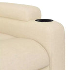 vidaXL Fauteuil inclinable Polyester, Métal, Contreplaqué Simple