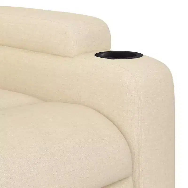 vidaXL Fauteuil inclinable Polyester, Métal, Contreplaqué Simple