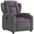 vidaXL Fauteuil inclinable Polyester, Métal, Contreplaqué Simple