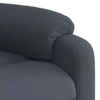 vidaXL Fauteuil inclinable de massage velours noir