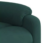 vidaXL Fauteuil inclinable de massage velours noir