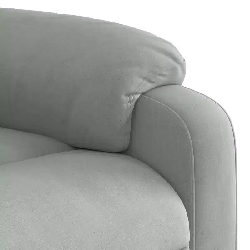 vidaXL Fauteuil inclinable de massage velours noir