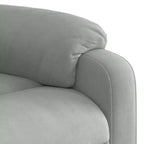 vidaXL Fauteuil inclinable de massage velours noir