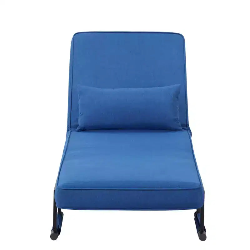 AEELLEEA Canapé convertible 4 en 1 - Fauteuil inclinable pliable avec dossier réglable à 5 positions et oreiller, peu encombrant pour les petits espaces, bureau