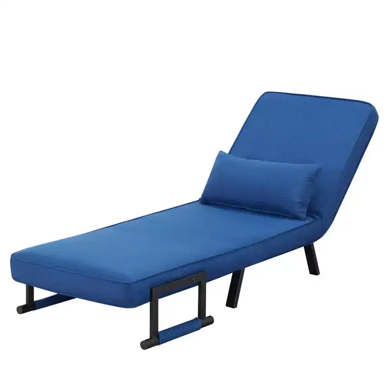 AEELLEEA Canapé convertible 4 en 1 - Fauteuil inclinable pliable avec dossier réglable à 5 positions et oreiller, peu encombrant pour les petits espaces, bureau