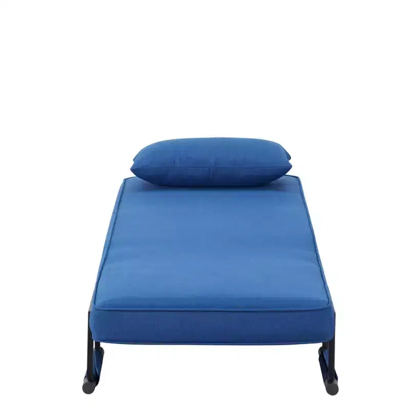 AEELLEEA Canapé convertible 4 en 1 - Fauteuil inclinable pliable avec dossier réglable à 5 positions et oreiller, peu encombrant pour les petits espaces, bureau