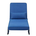 AEELLEEA Canapé convertible 4 en 1 - Fauteuil inclinable pliable avec dossier réglable à 5 positions et oreiller, peu encombrant pour les petits espaces, bureau