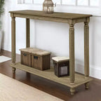 Galano Wood Console de Ferme à 2 Niveaux 35,4 L 11,8 P 30,2 H