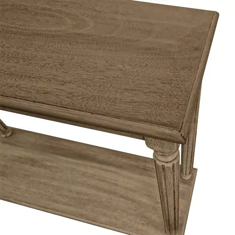 Galano Wood Console de Ferme à 2 Niveaux 35,4 L 11,8 P 30,2 H