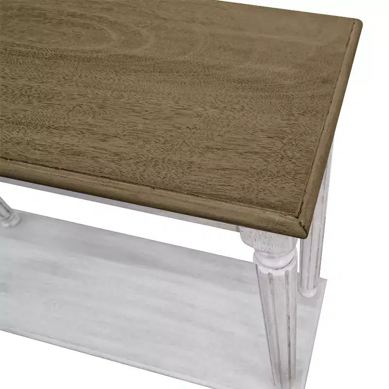 Galano Wood Console de Ferme à 2 Niveaux 35,4 L 11,8 P 30,2 H