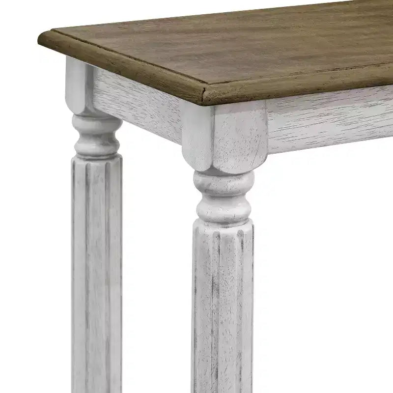 Galano Wood Console de Ferme à 2 Niveaux 35,4 L 11,8 P 30,2 H