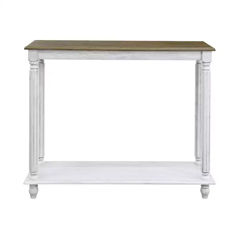 Galano Wood Console de Ferme à 2 Niveaux 35,4 L 11,8 P 30,2 H