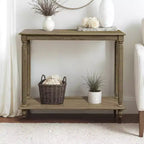 Galano Wood Console de Ferme à 2 Niveaux 35,4 L 11,8 P 30,2 H