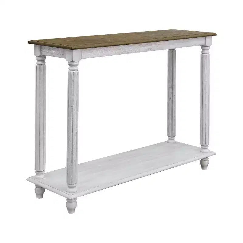 Galano Wood Console de Ferme à 2 Niveaux 35,4 L 11,8 P 30,2 H