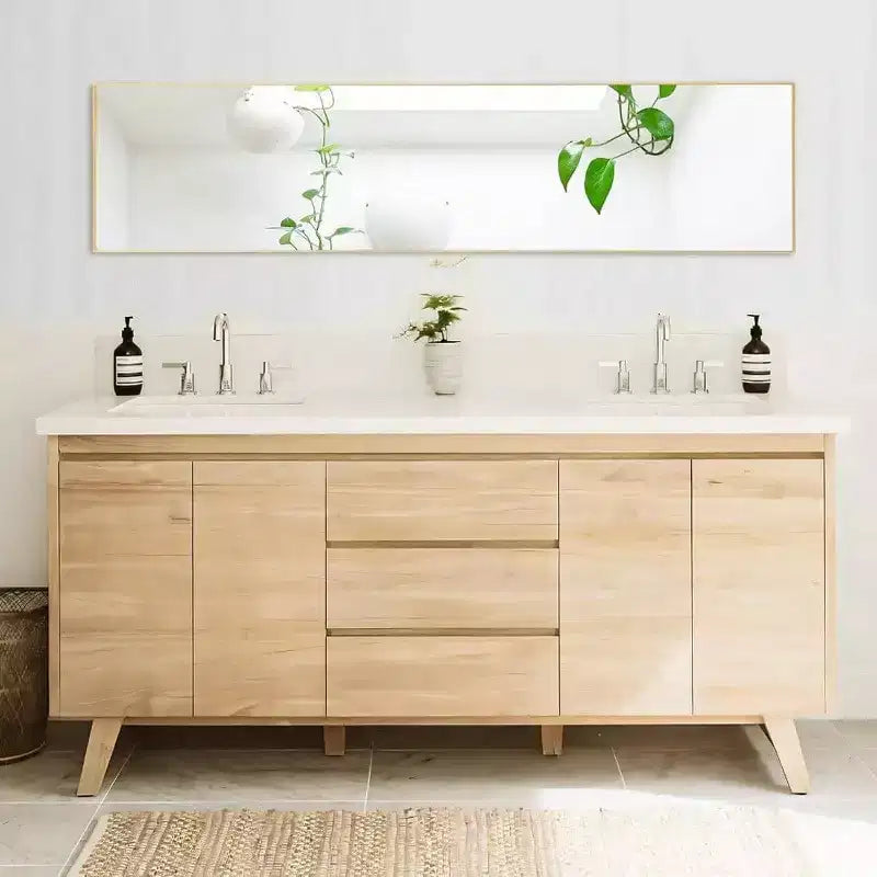 Miroir intégral doré, 150x40 cm avec support. Cadre en aluminium pour fixation murale, incliné ou autoportant dans n'importe quelle pièce