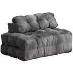 COZONY Canapé-lit pliant 3 en 1, chaise de sol pliable avec oreiller, futon de sol en velours côtelé, lit pliant en mousse déchiquetée pour salon/chambre à coucher