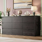 Commode à 9 tiroirs pour chambre à coucher, grande commode moderne, grand organisateur de rangement en bois pour salon, couloir, entrée