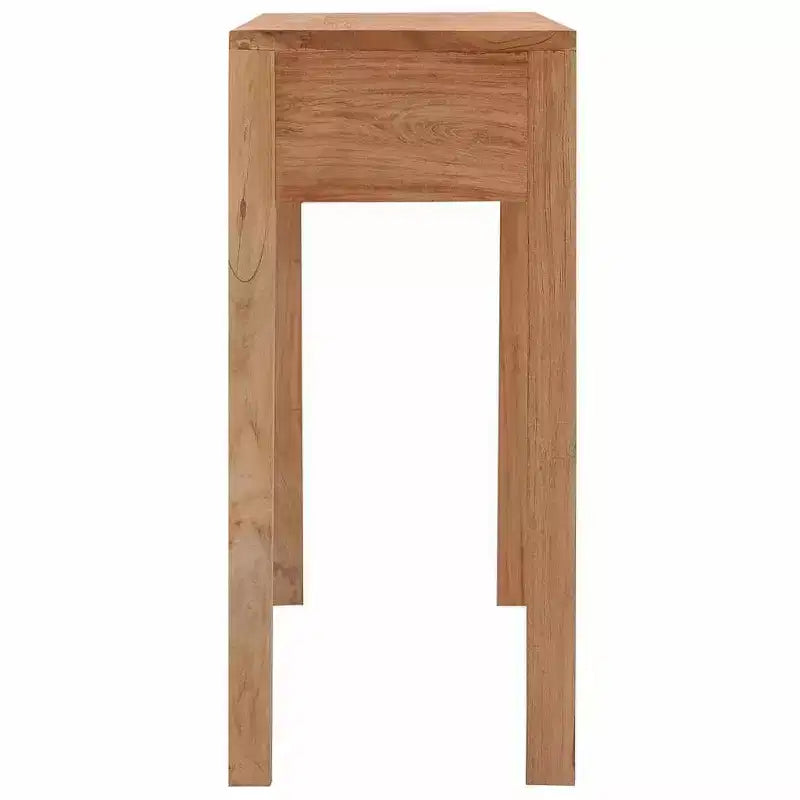 vidaXL Table Console Teck Bois de Teck Massif Table Console Standard