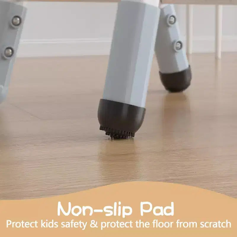 Lot de 2 chaises pour enfants, chaise en plastique réglable en hauteur sur 3 niveaux pour enfants (2-6 ans) - Idéal pour la maison, la salle de classe et la crèche