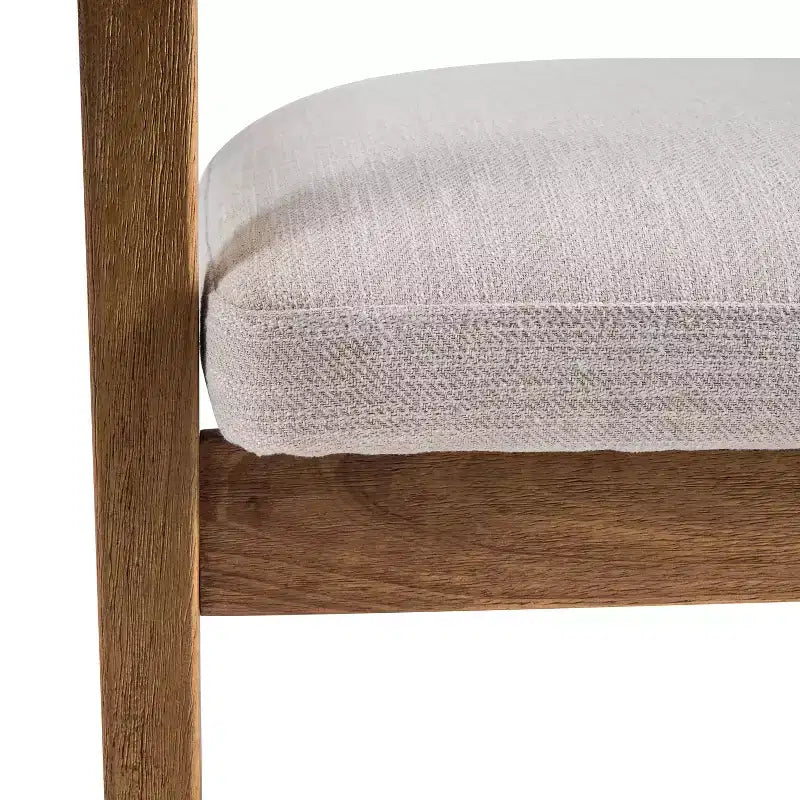 Christopher Knight Home Vera Chaises de salle à manger capitonnées en hévéa de style milieu de siècle (lot de 4)