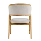 Christopher Knight Home Vera Chaises de salle à manger capitonnées en hévéa de style milieu de siècle (lot de 4)