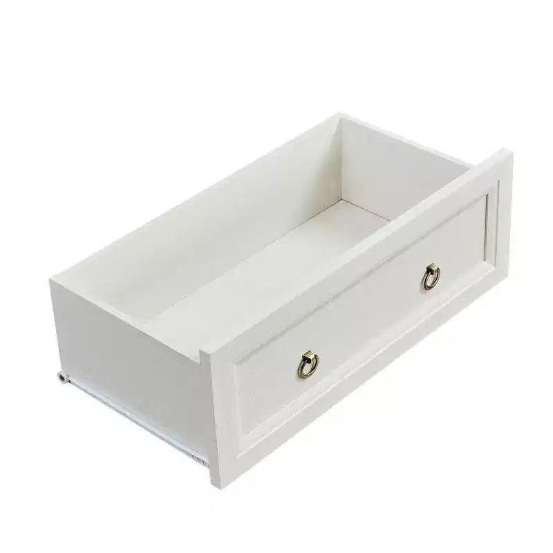 Commode moderne en bois GDFStudio Tsubasa avec tiroirs et poignées rondes en métal