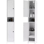Ensemble de meubles de salle de bain modernes et élégants, rangement complet, durable et peu encombrant pour une organisation fonctionnelle de la salle de bain