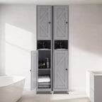 Ensemble de meubles de salle de bain modernes et élégants, rangement complet, durable et peu encombrant pour une organisation fonctionnelle de la salle de bain