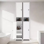Ensemble de meubles de salle de bain modernes et élégants, rangement complet, durable et peu encombrant pour une organisation fonctionnelle de la salle de bain