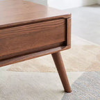 Table basse relevablePlateau élévateur, Compartiment caché, Étagère de rangement, 2 Tiroirs, Table basse/centrale pour Salon