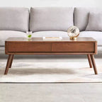 Table basse relevablePlateau élévateur, Compartiment caché, Étagère de rangement, 2 Tiroirs, Table basse/centrale pour Salon