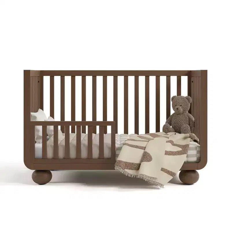 Lit de bébé convertible 5-en-1 Storkcraft Amalfi Deluxe avec barrière de protection pour tout-petits incluse