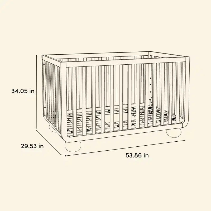 Lit de bébé convertible 5-en-1 Storkcraft Amalfi Deluxe avec barrière de protection pour tout-petits incluse