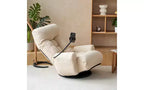 Floor Gaming Chair, Swivel Floor Lounge Chair with Armrests & Phone Holder, 5 Position Adjustable Folding Gaming Lounge Chair