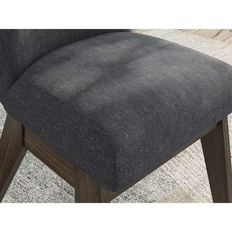 Signature Design by Ashley Kendamor, chaise de salle à manger rembourrée, lot de 2, gris foncé