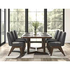 Signature Design by Ashley Kendamor, chaise de salle à manger rembourrée, lot de 2, gris foncé
