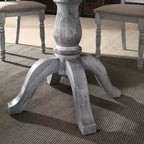 Table à manger ronde sur pied en bois Iris Farmhouse 47 GDFStudio