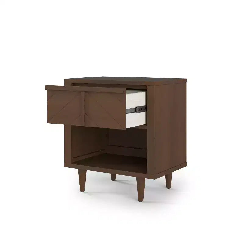 Table de chevet Child Craft Surrey Hill 1 tiroir pour chambre d'enfant ou d'adulte, grand tiroir de rangement, fabriquée en pin robuste, finition non toxique et sans danger pour bébé.