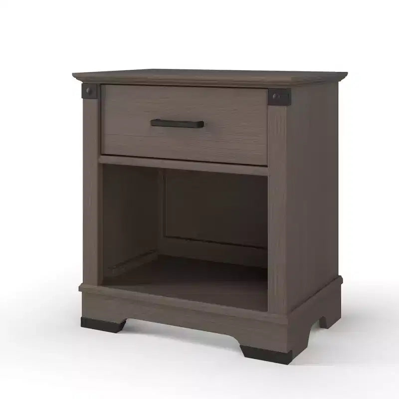 Table de chevet Child Craft Redmond 1 tiroir pour chambre de bébé ou chambre à coucher, Grand tiroir de rangement, En pin robuste, Finition non toxique et sans danger pour les bébés