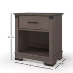 Table de chevet Child Craft Redmond 1 tiroir pour chambre de bébé ou chambre à coucher, Grand tiroir de rangement, En pin robuste, Finition non toxique et sans danger pour les bébés