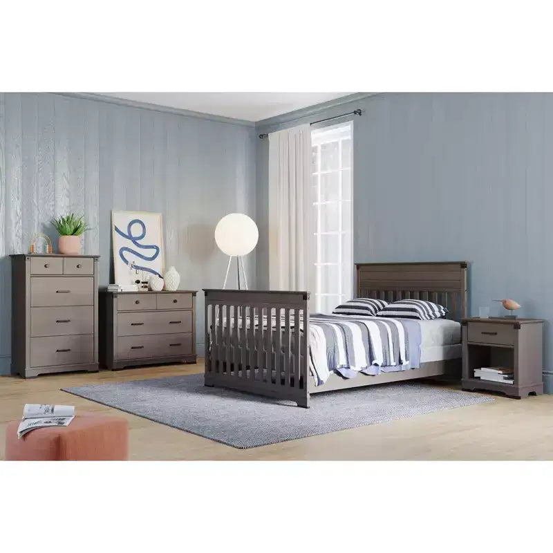 Table de chevet Child Craft Redmond 1 tiroir pour chambre de bébé ou chambre à coucher, Grand tiroir de rangement, En pin robuste, Finition non toxique et sans danger pour les bébés