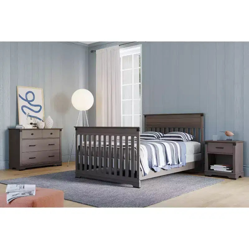 Table de chevet Child Craft Redmond 1 tiroir pour chambre de bébé ou chambre à coucher, Grand tiroir de rangement, En pin robuste, Finition non toxique et sans danger pour les bébés