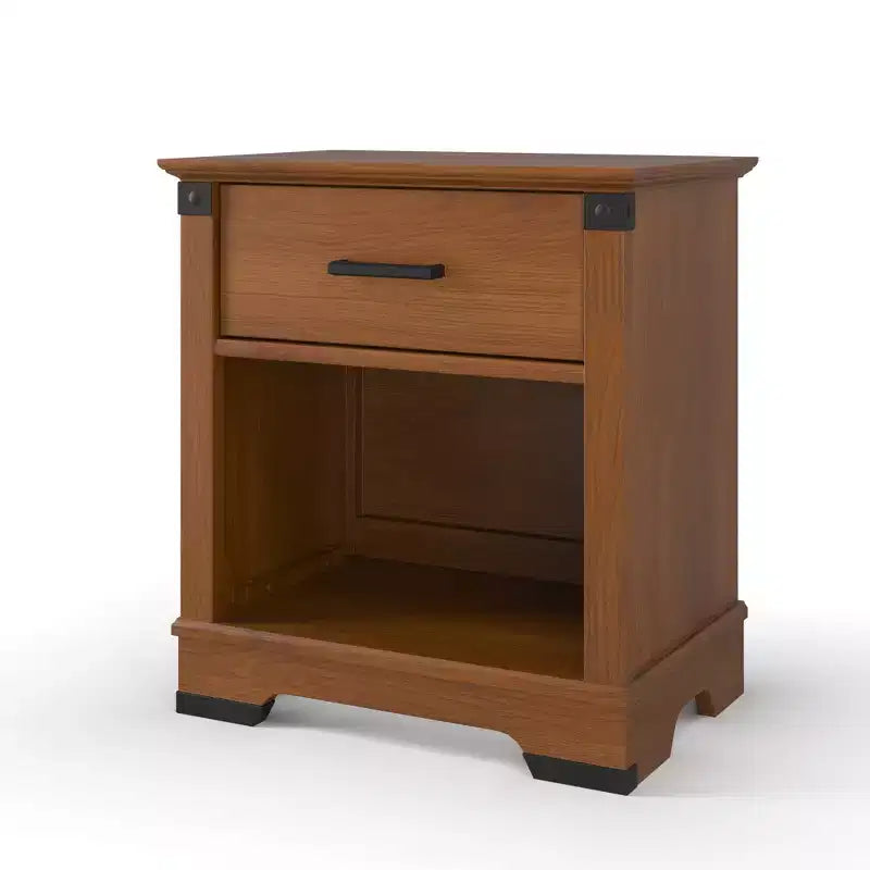Table de chevet Child Craft Redmond 1 tiroir pour chambre de bébé ou chambre à coucher, Grand tiroir de rangement, En pin robuste, Finition non toxique et sans danger pour les bébés