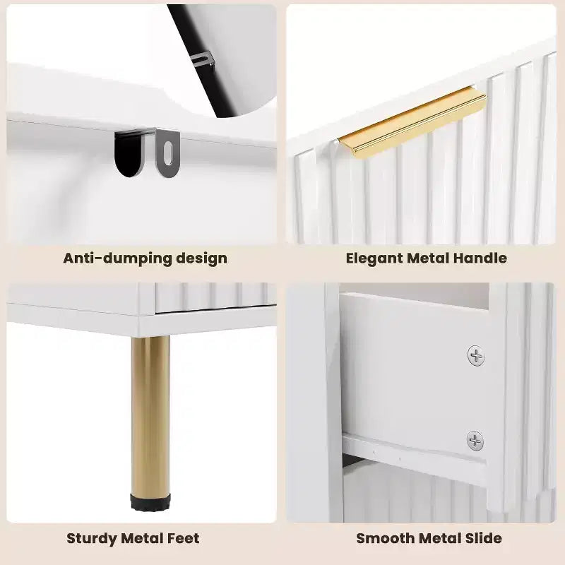 Commode à 8 tiroirs pour chambre à coucher, 140 cm de large, en bois moderne, design anti-basculement, organisateur de rangement robuste pour salon, entrée, chambre d'enfants