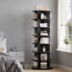 Tour à Chaussures, Organiseur de Chaussures Rotatif sur Pied, Présentoir à Chaussures Vertical Rotatif, Rangement à Chaussures Carrousel Rond, Organisation de Placard à Chaussures