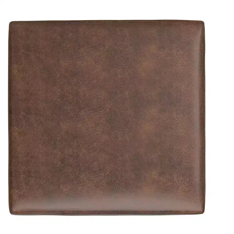 Pearl Pouf/Table Basse Carrée Transitionnelle Contemporaine de 38 Pouces de Large
