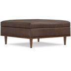 Pearl Pouf/Table Basse Carrée Transitionnelle Contemporaine de 38 Pouces de Large