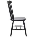 Chaise de salle à manger Novalyn Spindel - Lot de 2 - DCH8550 - Noir - Safavieh