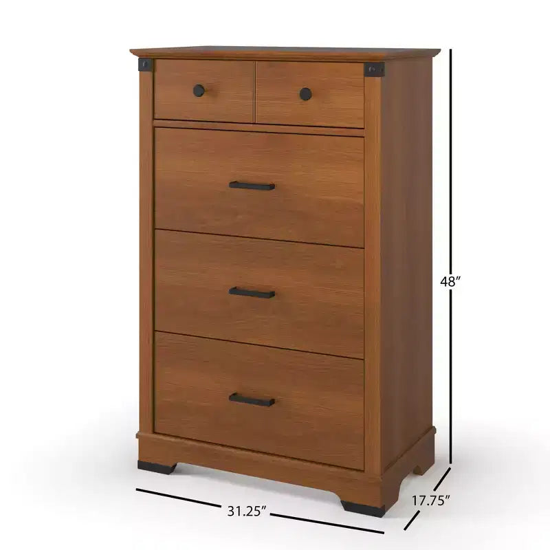 Child Craft Redmond Ensemble 4 pièces pour Chambre d'enfant : Lit bébé à panneaux, Commode à langer et Commode de rangement