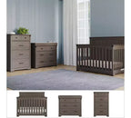 Child Craft Redmond Ensemble 4 pièces pour Chambre d'enfant : Lit bébé à panneaux, Commode à langer et Commode de rangement